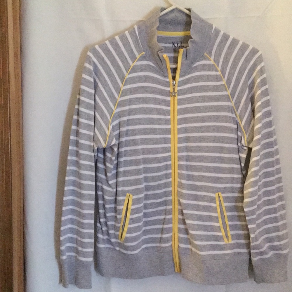 Zip up sweat jacket